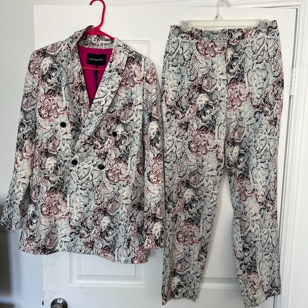 BCBG Pant suit, matching jacket and pants